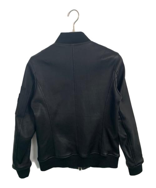 Junhashimoto（ジュンハシモト）Junhashimoto (ジュンハシモト) Junhashimoto レザージャケット ブラック サイズ:3の古着・服飾アイテム
