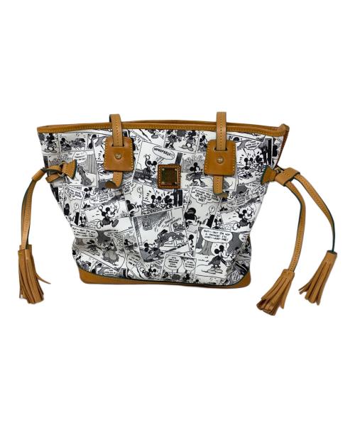 DISNEY（ディズニー）Disney (ディズニー) DOONEY&BOURKE (ドゥーニーアンドバーク) Disney DOONEY&BOURKE トートバッグ ホワイトの古着・服飾アイテム