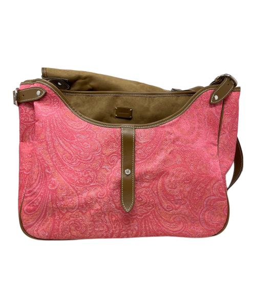 AVACATION（アヴァケーション）AVACATION (アヴァケーション) ショルダーバッグ ピンク×ブラウンの古着・服飾アイテム