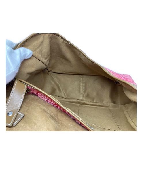 AVACATION（アヴァケーション）AVACATION (アヴァケーション) ショルダーバッグ ピンク×ブラウンの古着・服飾アイテム