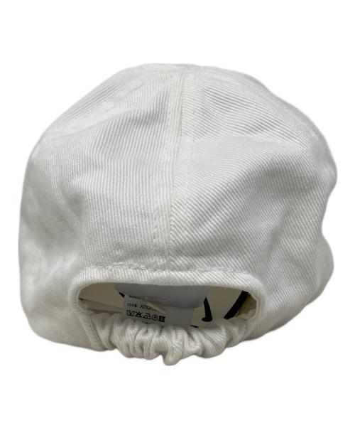 patou（パトゥ）Patou (パトゥ) コットンパトゥキャップ ホワイト サイズ:M-Lの古着・服飾アイテム