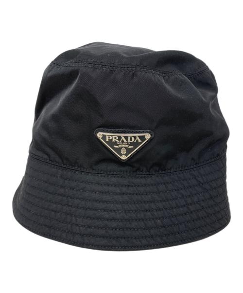 PRADA（プラダ）PRADA (プラダ) PRADA Re Nylon 1HC137 2DMI バケットハット ブラックの古着・服飾アイテム
