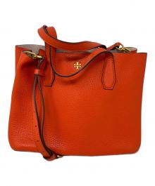 TORY BURCH（トリーバーチ）の古着「TORY BURCH 2WAYバッグ」｜オレンジ