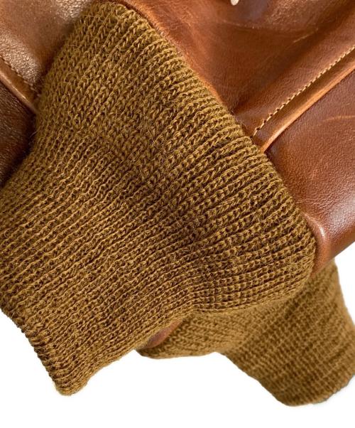 ROUGH WEAR（ROUGH WEAR）ROUGH WEAR (ROUGH WEAR) Buzz Rickson's (バズリクソンズ) ROUGH WEAR Buzz Rickson's フライトジャケット A-2 ブラウン サイズ:34の古着・服飾アイテム