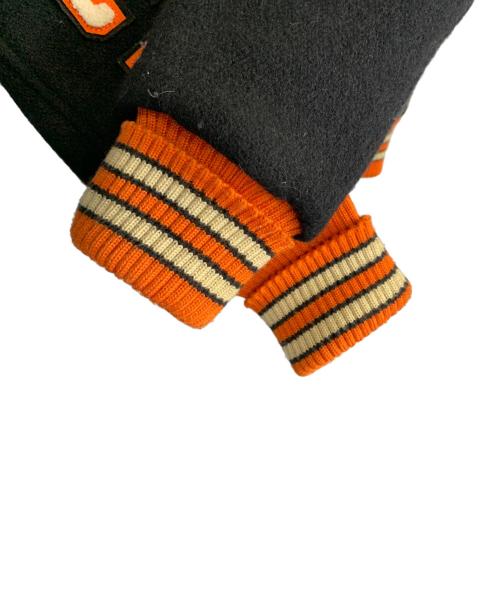 whitesville（ホワイツビル）WHITESVILLE (ホワイツビル) LOONEY TUNES (ルーニーチューンズ) WHITESVILLE LOONEY TUNES スタジャン ブラック サイズ:34の古着・服飾アイテム