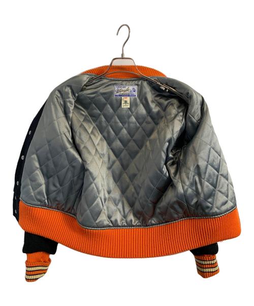 whitesville（ホワイツビル）WHITESVILLE (ホワイツビル) LOONEY TUNES (ルーニーチューンズ) WHITESVILLE LOONEY TUNES スタジャン ブラック サイズ:34の古着・服飾アイテム