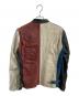 Schott (ショット) Schott レザーライダースジャケット ブラック×ホワイト×ブルー サイズ:S：11000円