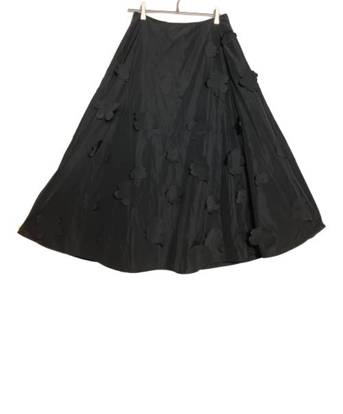 marimekko（マリメッコ）marimekko (マリメッコ) KumarrusUnikko60thスカート ブラック サイズ:38 未使用品の古着・服飾アイテム