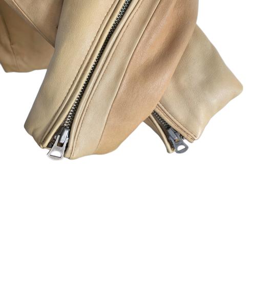 SABLE CLUTCH（セーブルクラッチ）SABLE CLUTCH (セーブルクラッチ) SABLE CLUTCH ラムレザージャケット ベージュ サイズ:Mの古着・服飾アイテム