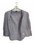 中古・古着 SHIPS DRESS (シップスドレス) SHIPS DRESS ロンドンストライプイタリアンボタンダウンシャツ 長袖シャツ ネイビー×ホワイト サイズ:M：4500円