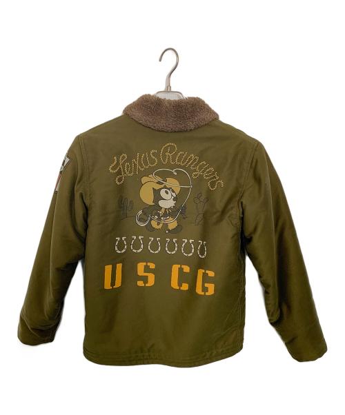 TOYS MCCOY（トイズマッコイ）TOYS McCOY (トイズマッコイ) FELIX THE CAT (フィリックスザキャット) N-1デッキジャケット ブラウン サイズ:34の古着・服飾アイテム