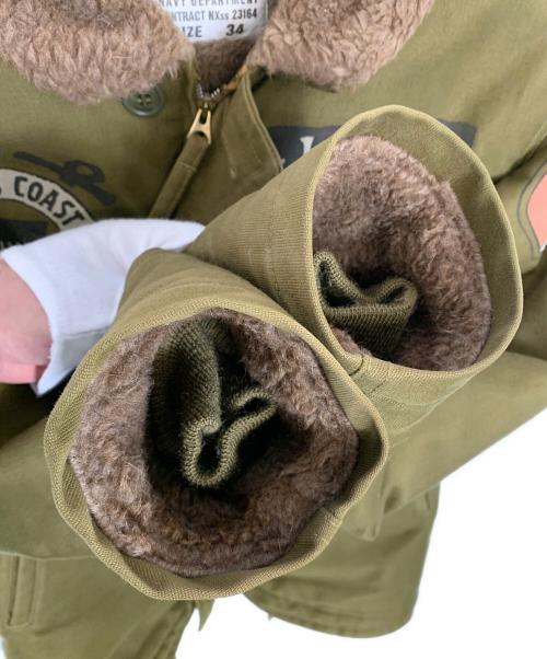 TOYS MCCOY（トイズマッコイ）TOYS McCOY (トイズマッコイ) FELIX THE CAT (フィリックスザキャット) N-1デッキジャケット ブラウン サイズ:34の古着・服飾アイテム