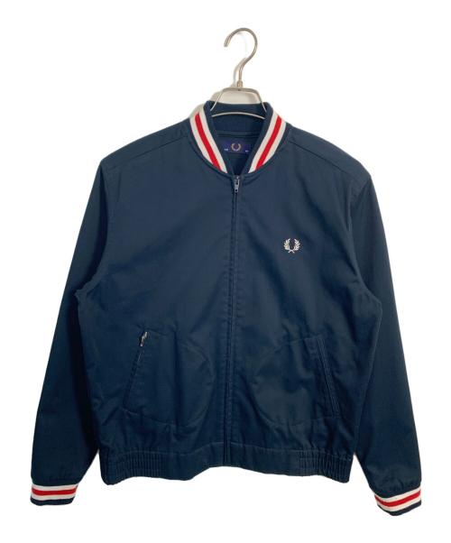 FRED PERRY（フレッドペリー）FRED PERRY (フレッドペリー) FRED PERRY ジップブルゾン ネイビー サイズ:40の古着・服飾アイテム