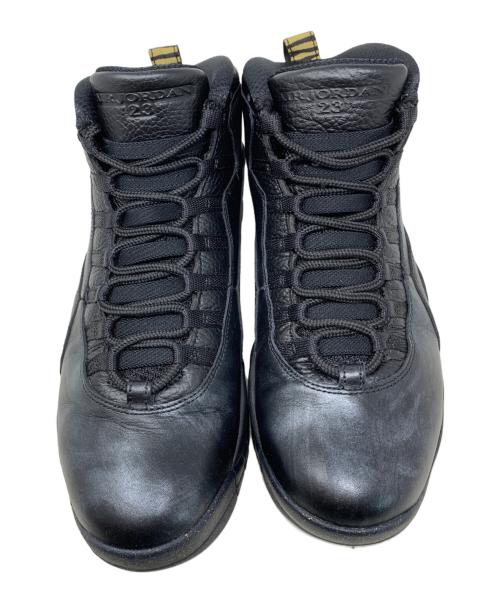 NIKE（ナイキ）NIKE (ナイキ) NIKE AIR JORDAN10 ハイカットスニーカー ブラック サイズ:28.5cmの古着・服飾アイテム