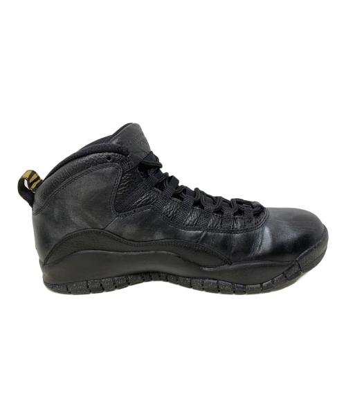 NIKE（ナイキ）NIKE (ナイキ) NIKE AIR JORDAN10 ハイカットスニーカー ブラック サイズ:28.5cmの古着・服飾アイテム
