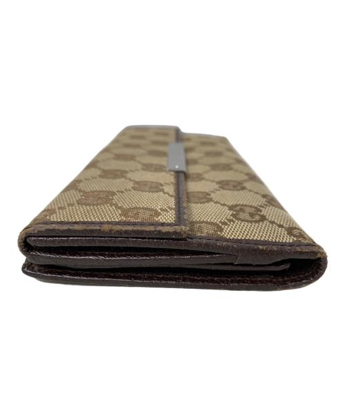 GUCCI（グッチ）GUCCI (グッチ) GUCCI GG 長財布 グレーの古着・服飾アイテム