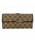 GUCCI（グッチ）の古着「GUCCI GG 長財布」｜グレー