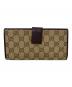 GUCCI (グッチ) GUCCI GG 長財布 グレー：10000円