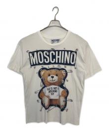 MOSCHINO（モスキーノ）の古着「MOSCHINO 半袖カットソー」｜ホワイト