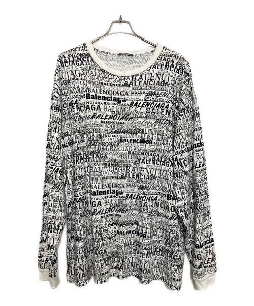 BALENCIAGA（バレンシアガ）BALENCIAGA (バレンシアガ) 長袖カットソー ホワイト サイズ:Ｍの古着・服飾アイテム