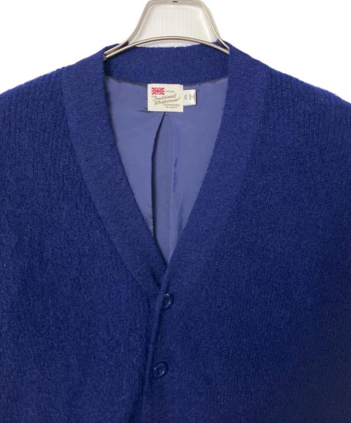 Traditional Weatherwear（トラディショナルウェザーウェア）Traditional Weatherwear (トラディショナルウェザーウェア) Traditional Weatherwear RIB CARDIGAN 厚手カーディガン ネイビー サイズ:XSの古着・服飾アイテム