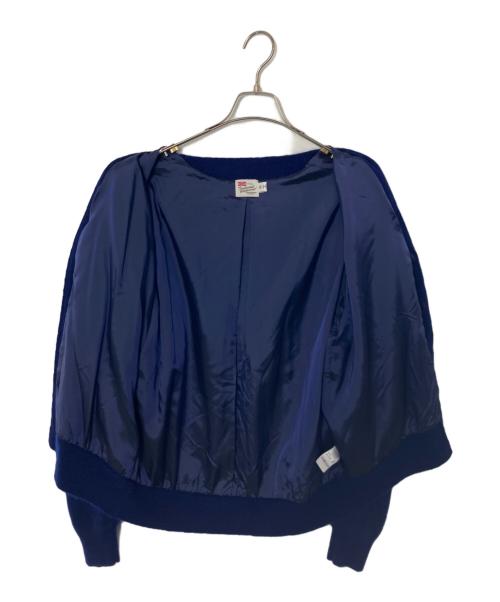 Traditional Weatherwear（トラディショナルウェザーウェア）Traditional Weatherwear (トラディショナルウェザーウェア) Traditional Weatherwear RIB CARDIGAN 厚手カーディガン ネイビー サイズ:XSの古着・服飾アイテム