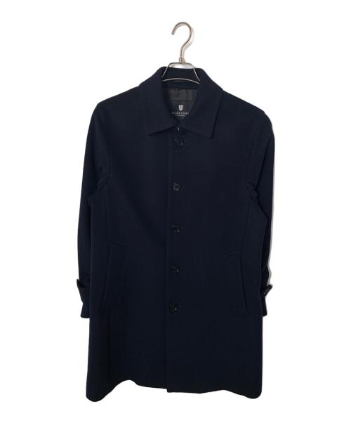 BLACK LABEL CRESTBRIDGE（ブラックレーベル クレストブリッジ）BLACK LABEL CRESTBRIDGE (ブラックレーベル クレストブリッジ) BLACK LABEL CRESTBRIDGE ステンカラーコート ネイビー サイズ:Lの古着・服飾アイテム