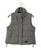 NBB WEEKENDエヌビービーウィークエンド）の古着「NBB WEEKEND ダウンベスト」｜ホワイト×ブラック