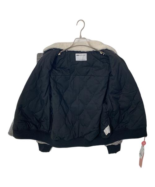 NBB WEEKEND（エヌビービーウィークエンド）NBB WEEKEND (エヌビービーウィークエンド) NBB WEEKEND ブルゾン ホワイト×ブラック サイズ:1の古着・服飾アイテム