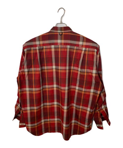 DAIWA（ダイワ）DAIWA (ダイワ) DAIWA Tech Work Shirts Flannel Plaids 長袖シャツ レッド サイズ:L 未使用品の古着・服飾アイテム