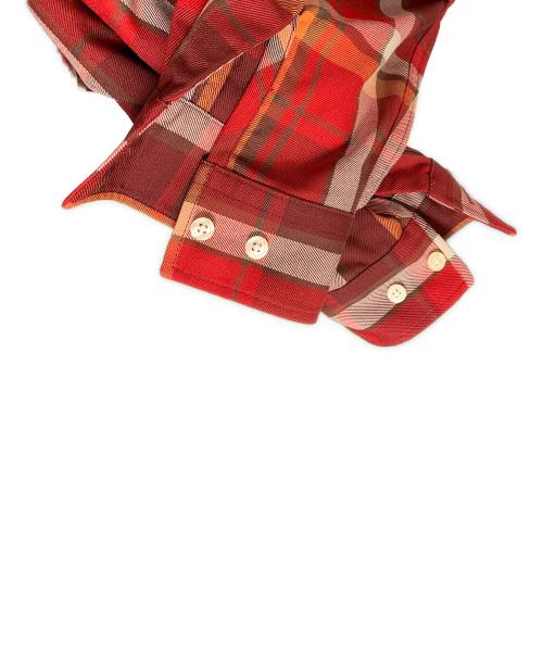 DAIWA（ダイワ）DAIWA (ダイワ) DAIWA Tech Work Shirts Flannel Plaids 長袖シャツ レッド サイズ:L 未使用品の古着・服飾アイテム