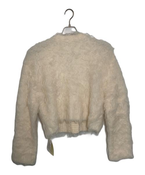 Sea Room lynn（シールームリン）Sea Room Lynn (シールームリン) 伊原葵 (イハラアオイ) 厚手カーディガン ホワイト サイズ:Free 未使用品の古着・服飾アイテム