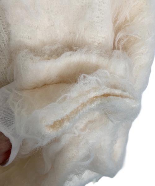 Sea Room lynn（シールームリン）Sea Room Lynn (シールームリン) 伊原葵 (イハラアオイ) 厚手カーディガン ホワイト サイズ:Free 未使用品の古着・服飾アイテム