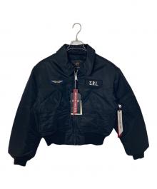 Sea Room lynn×ALPHA（シールームリン×アルファ）の古着「ALPHA x SRL CWU-45P」｜ブラック