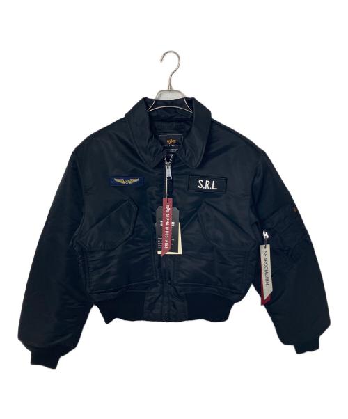 Sea Room lynn（シールームリン）Sea Room Lynn (シールームリン) ALPHA (アルファ) ALPHA x SRL CWU-45P ブラック サイズ:Fの古着・服飾アイテム