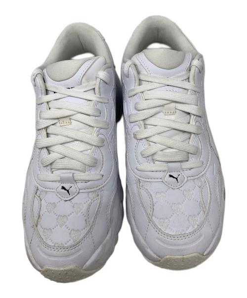 PUMA（プーマ）PUMA (プーマ) PUMA PULSAR WEDGE ATMOS PINK Reflector 厚底スニーカー ホワイト サイズ:24.5cmの古着・服飾アイテム