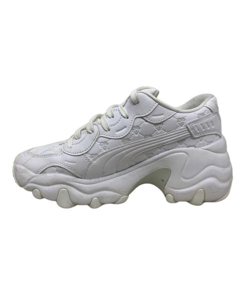 PUMA（プーマ）PUMA (プーマ) PUMA PULSAR WEDGE ATMOS PINK Reflector 厚底スニーカー ホワイト サイズ:24.5cmの古着・服飾アイテム