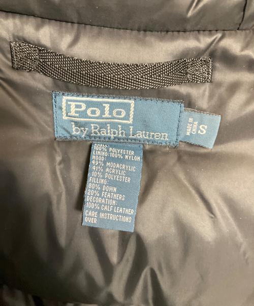 POLO RALPH LAUREN（ポロ・ラルフローレン）POLO RALPH LAUREN (ポロ・ラルフローレン) ダウンジャケット ブラック サイズ:Sの古着・服飾アイテム