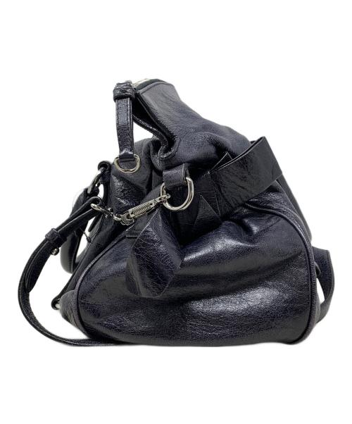 MIU MIU（ミュウミュウ）MIU MIU (ミュウミュウ) 2WAYバッグ ブラックの古着・服飾アイテム