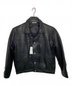 JOURNAL STANDARDジャーナルスタンダード）の古着「レザーライダースジャケット」｜ブラック