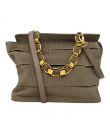 Salvatore Ferragamo（サルヴァトーレ フェラガモ）の古着「ショルダーバッグ」｜ブラウン