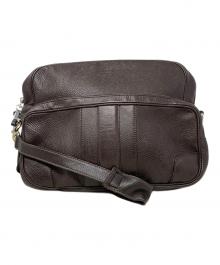 GUCCI（グッチ）の古着「レザーショルダーバッグ」｜ブラウン