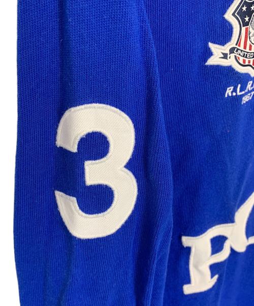 POLO RALPH LAUREN（ポロ・ラルフローレン）POLO RALPH LAUREN (ポロ・ラルフローレン) ラガーシャツ ブルー サイズ:Mの古着・服飾アイテム