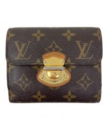 LOUIS VUITTON（ルイ ヴィトン）の古着「2つ折り財布」｜ブラウン