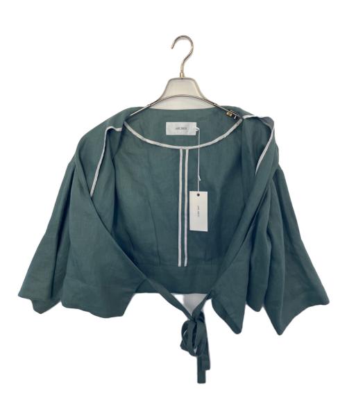 JANE SMITH（ジェーンスミス）JANE SMITH (ジェーンスミス) JANE SMITH リネンカシュクール グリーン サイズ:38 未使用品の古着・服飾アイテム