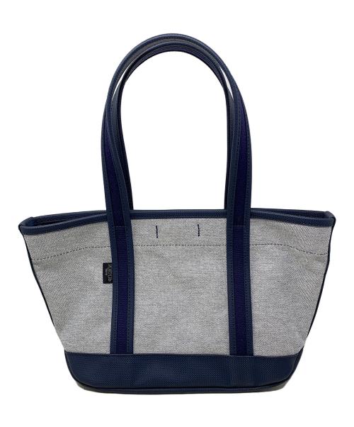 PORTER（ポーター）PORTER (ポーター) トートバッグ グレー×ネイビーの古着・服飾アイテム