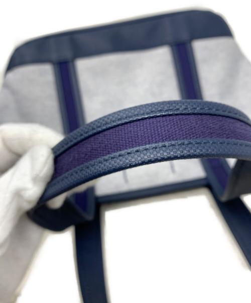 PORTER（ポーター）PORTER (ポーター) トートバッグ グレー×ネイビーの古着・服飾アイテム