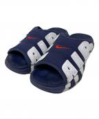 NIKEナイキ）の古着「NIKE AIR MORE UPTEMPO SLIDE " WHITE BLACK " サンダル」｜ネイビー