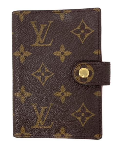 LOUIS VUITTON（ルイ ヴィトン）LOUIS VUITTON (ルイ ヴィトン) 手帳カバー ブラウンの古着・服飾アイテム