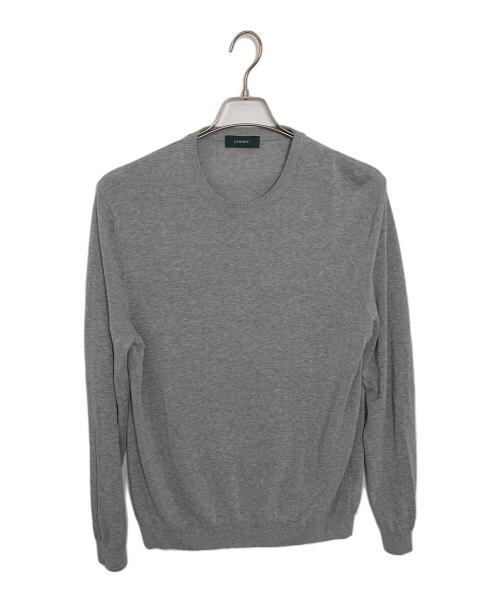 Zanone（ザノーネ）Zanone (ザノーネ) 薄手ニット グレー サイズ:50の古着・服飾アイテム